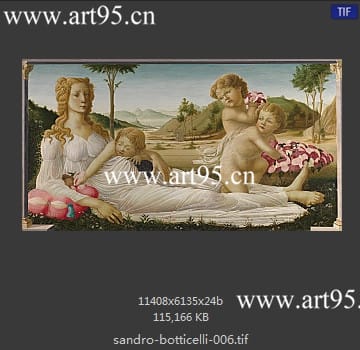 桑德罗·波提切利（Sandro Botticelli）作品高清图片参数