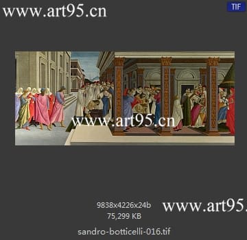 桑德罗·波提切利（Sandro Botticelli）作品高清图片参数