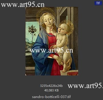 桑德罗·波提切利（Sandro Botticelli）作品高清图片参数