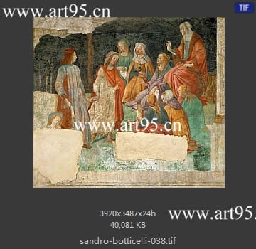 桑德罗·波提切利（Sandro Botticelli）作品高清图片参数