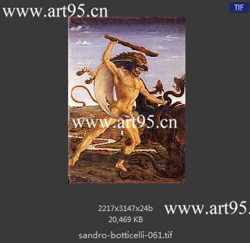 桑德罗·波提切利（Sandro Botticelli）作品高清图片参数