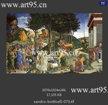 桑德罗·波提切利（Sandro Botticelli）作品高清图片参数