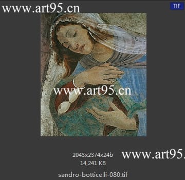 桑德罗·波提切利（Sandro Botticelli）作品高清图片参数