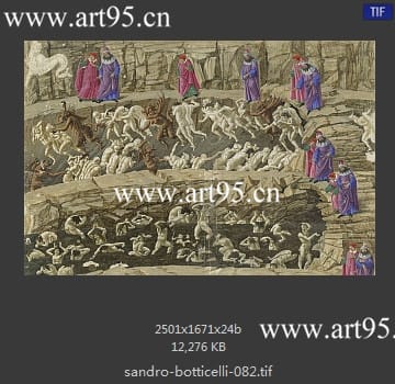 桑德罗·波提切利（Sandro Botticelli）作品高清图片参数