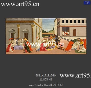桑德罗·波提切利（Sandro Botticelli）作品高清图片参数