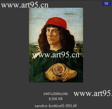 桑德罗·波提切利（Sandro Botticelli）作品高清图片参数
