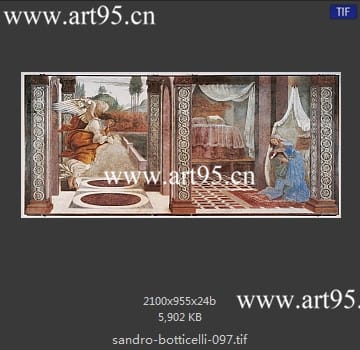 桑德罗·波提切利（Sandro Botticelli）作品高清图片参数