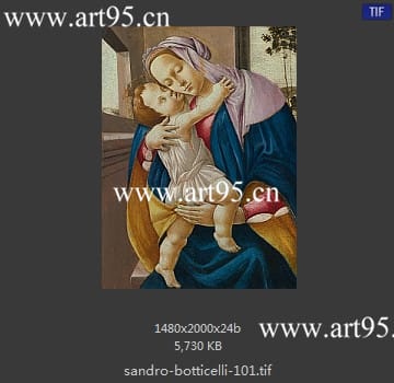 桑德罗·波提切利（Sandro Botticelli）作品高清图片参数