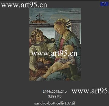 桑德罗·波提切利（Sandro Botticelli）作品高清图片参数