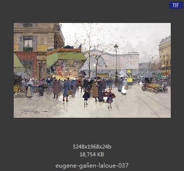 【法国】尤金 加林 拉洛 (Eugene Galien Laloue)