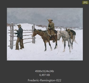 【美国】弗雷德里克·雷明顿（Frederic Remington）