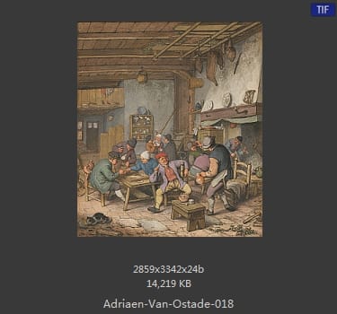 【荷兰】阿德里安·扬斯·凡·奥斯塔德(Adriaen Jansz  Van Ostade)