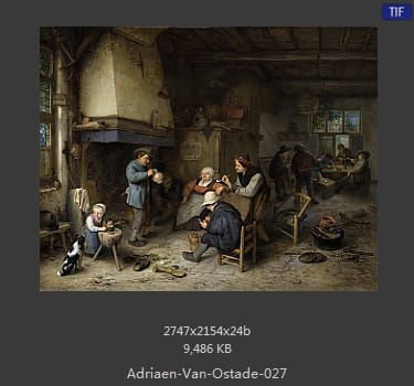 【荷兰】阿德里安·扬斯·凡·奥斯塔德(Adriaen Jansz  Van Ostade)