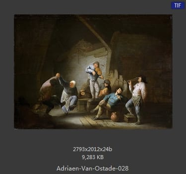 【荷兰】阿德里安·扬斯·凡·奥斯塔德(Adriaen Jansz  Van Ostade)