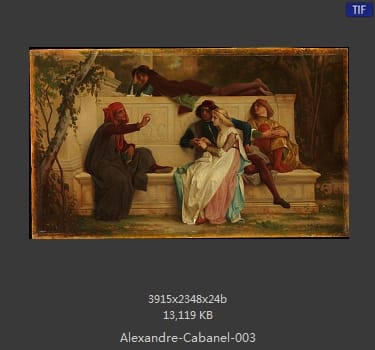 【法国】亚历山大·卡巴内尔(Alexandre Cabanel)