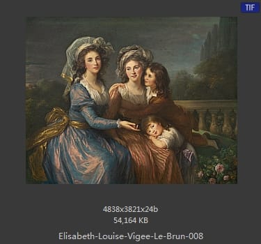 伊丽莎白·路易丝·维热·勒布伦 Elisabeth Louise Vigee LeBrun