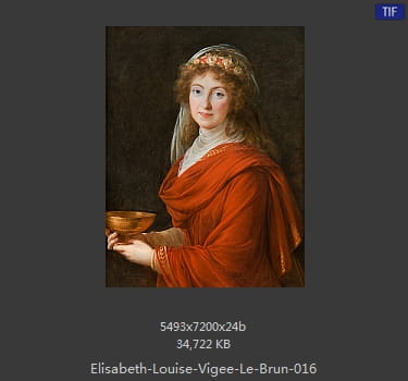 伊丽莎白·路易丝·维热·勒布伦 Elisabeth Louise Vigee LeBrun