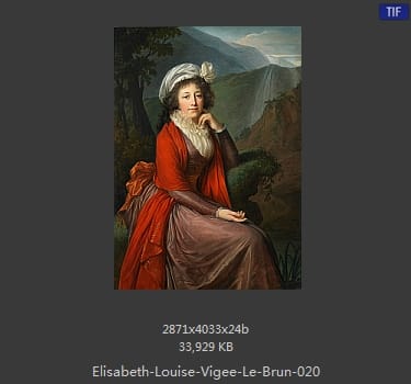 伊丽莎白·路易丝·维热·勒布伦 Elisabeth Louise Vigee LeBrun