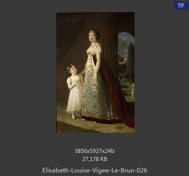 伊丽莎白·路易丝·维热·勒布伦 Elisabeth Louise Vigee LeBrun