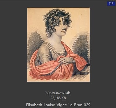 伊丽莎白·路易丝·维热·勒布伦 Elisabeth Louise Vigee LeBrun