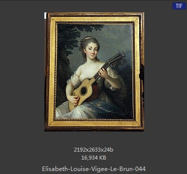 伊丽莎白·路易丝·维热·勒布伦 Elisabeth Louise Vigee LeBrun