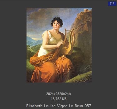 伊丽莎白·路易丝·维热·勒布伦 Elisabeth Louise Vigee LeBrun