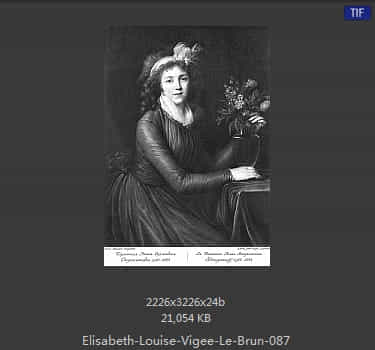 伊丽莎白·路易丝·维热·勒布伦 Elisabeth Louise Vigee LeBrun