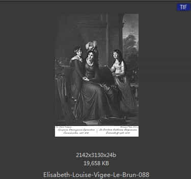 伊丽莎白·路易丝·维热·勒布伦 Elisabeth Louise Vigee LeBrun