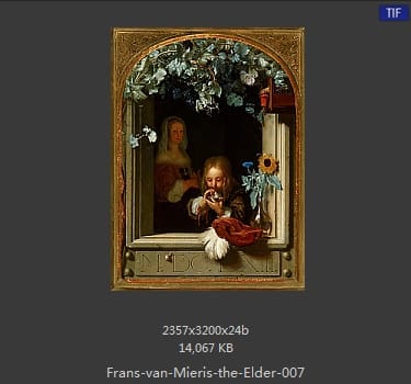 弗兰斯·范·米里斯 Frans van Mieris the Elder