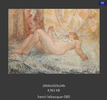 【法国】亨利·莱巴斯克（Henri Lebasque）