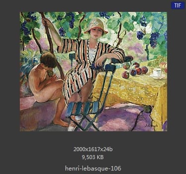【法国】亨利·莱巴斯克（Henri Lebasque）