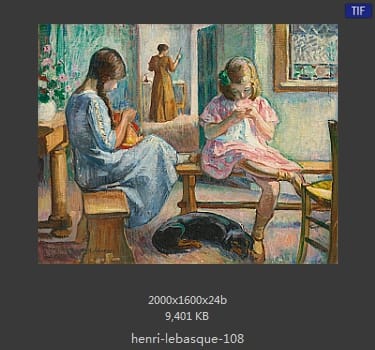 【法国】亨利·莱巴斯克（Henri Lebasque）