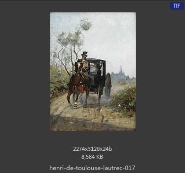 亨利·德·图卢兹·劳特雷克(Henri de Toulouse Lautrec)