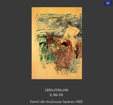 亨利·德·图卢兹·劳特雷克(Henri de Toulouse Lautrec)