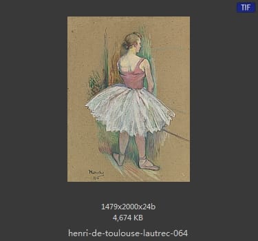 亨利·德·图卢兹·劳特雷克(Henri de Toulouse Lautrec)