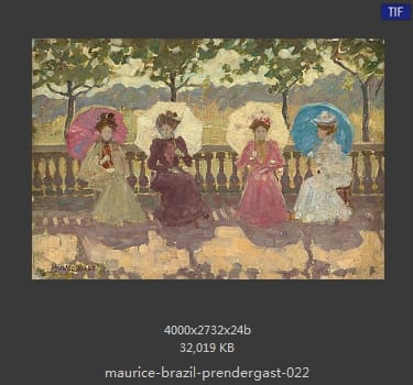 【美国】莫里斯·巴西·普伦德加斯特（Maurice Brazil Prendergast）