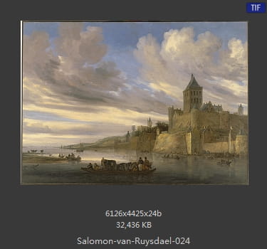 所罗门.范.雷斯达尔Salomon van Ruysdael