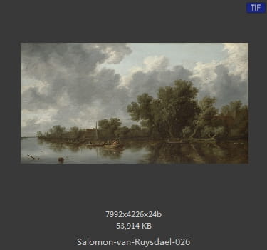 所罗门.范.雷斯达尔Salomon van Ruysdael