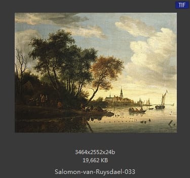 所罗门.范.雷斯达尔Salomon van Ruysdael