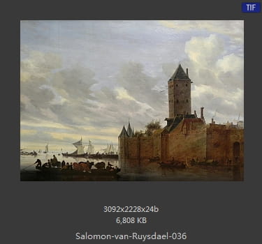 所罗门.范.雷斯达尔Salomon van Ruysdael