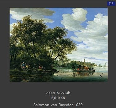 所罗门.范.雷斯达尔Salomon van Ruysdael
