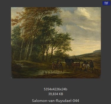 所罗门.范.雷斯达尔Salomon van Ruysdael