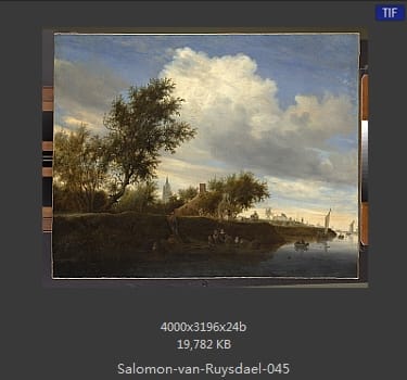 所罗门.范.雷斯达尔Salomon van Ruysdael
