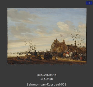 所罗门.范.雷斯达尔Salomon van Ruysdael
