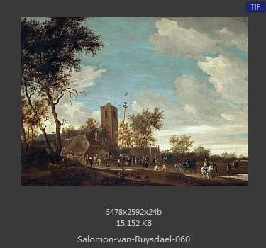 所罗门.范.雷斯达尔Salomon van Ruysdael