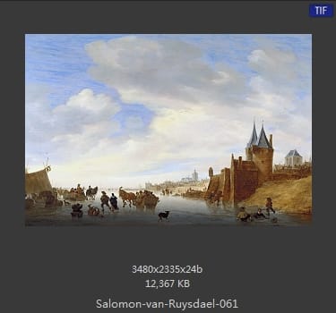 所罗门.范.雷斯达尔Salomon van Ruysdael