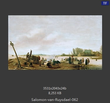 所罗门.范.雷斯达尔Salomon van Ruysdael