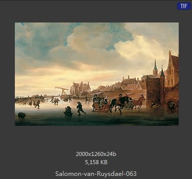 所罗门.范.雷斯达尔Salomon van Ruysdael