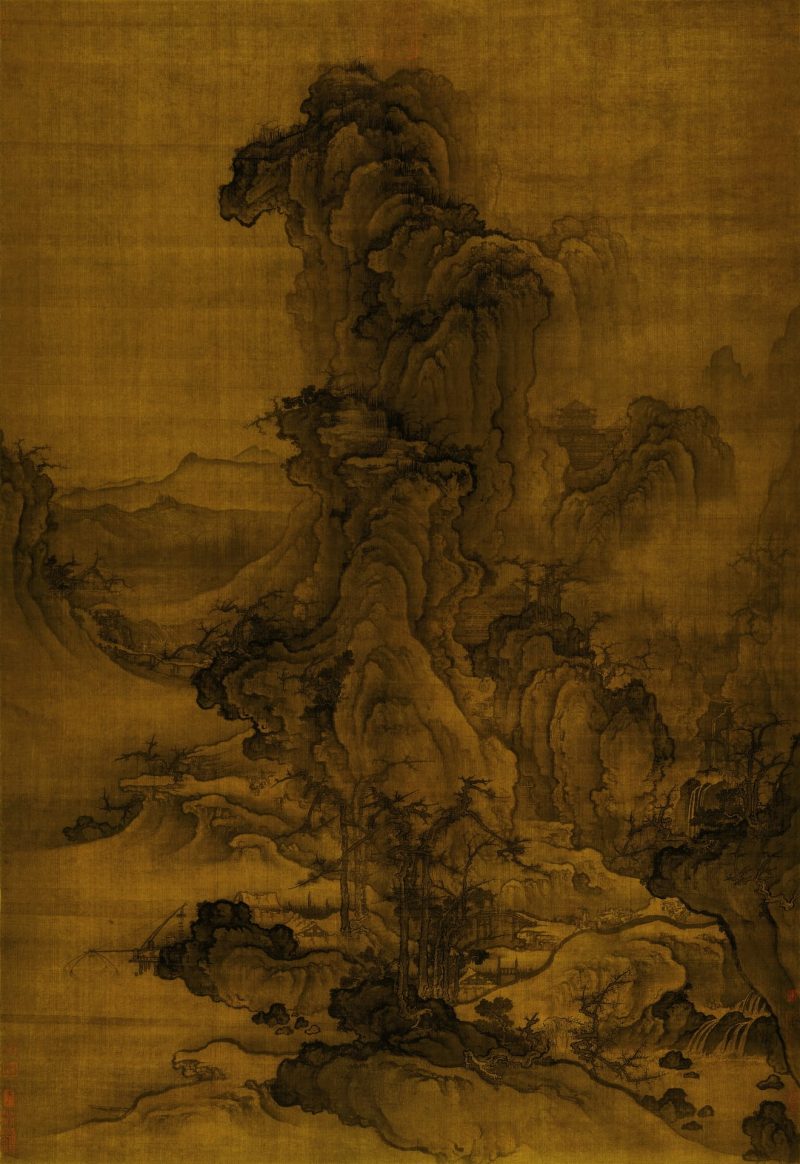 秋山行旅图