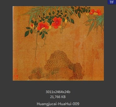 黄居寀 花卉